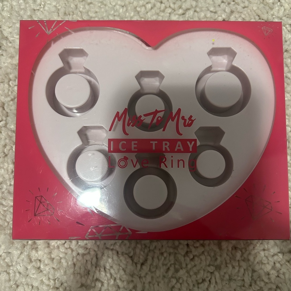 Love Ring Ice Tray - Pink